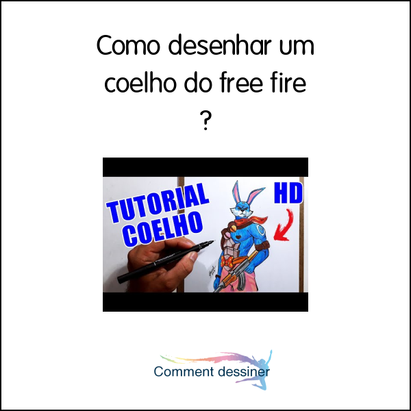 Como desenhar um coelho do free fire